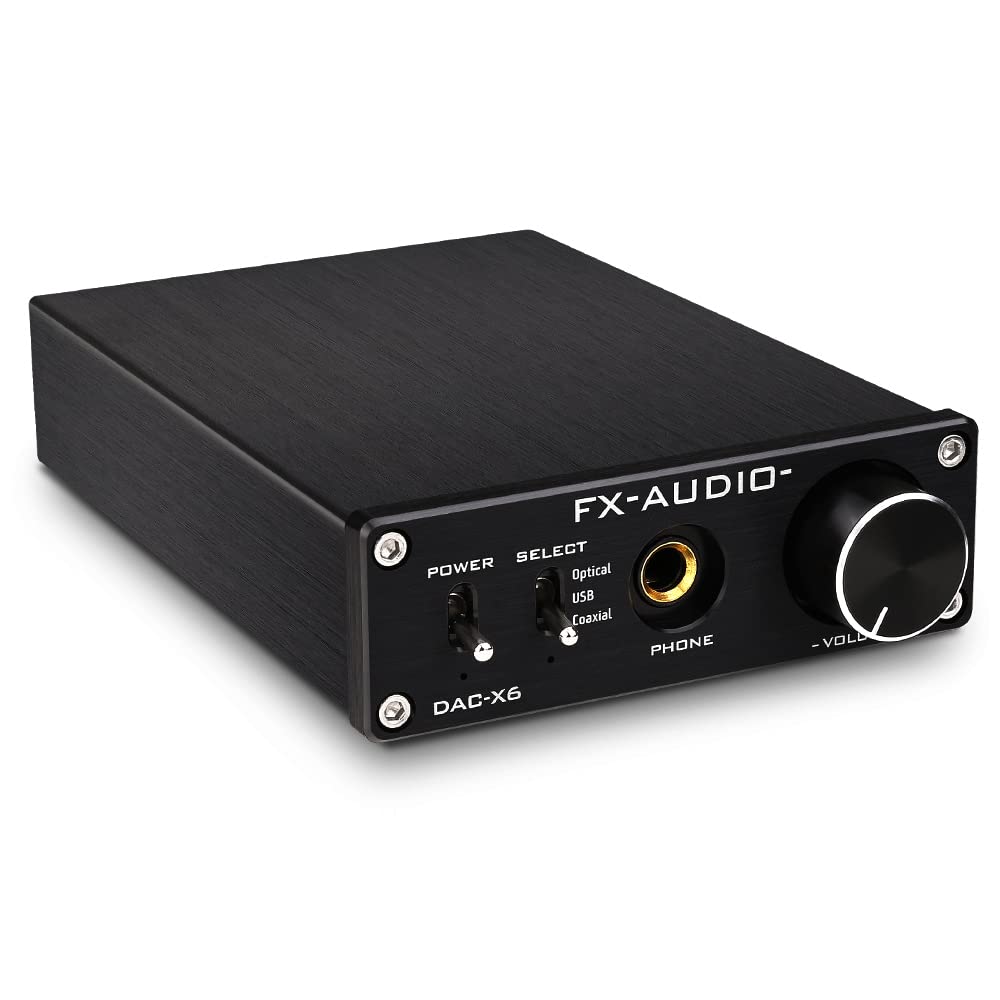 Black 24Bit/96KHz Digital Audio Decoder Headphone Amplifier S84600