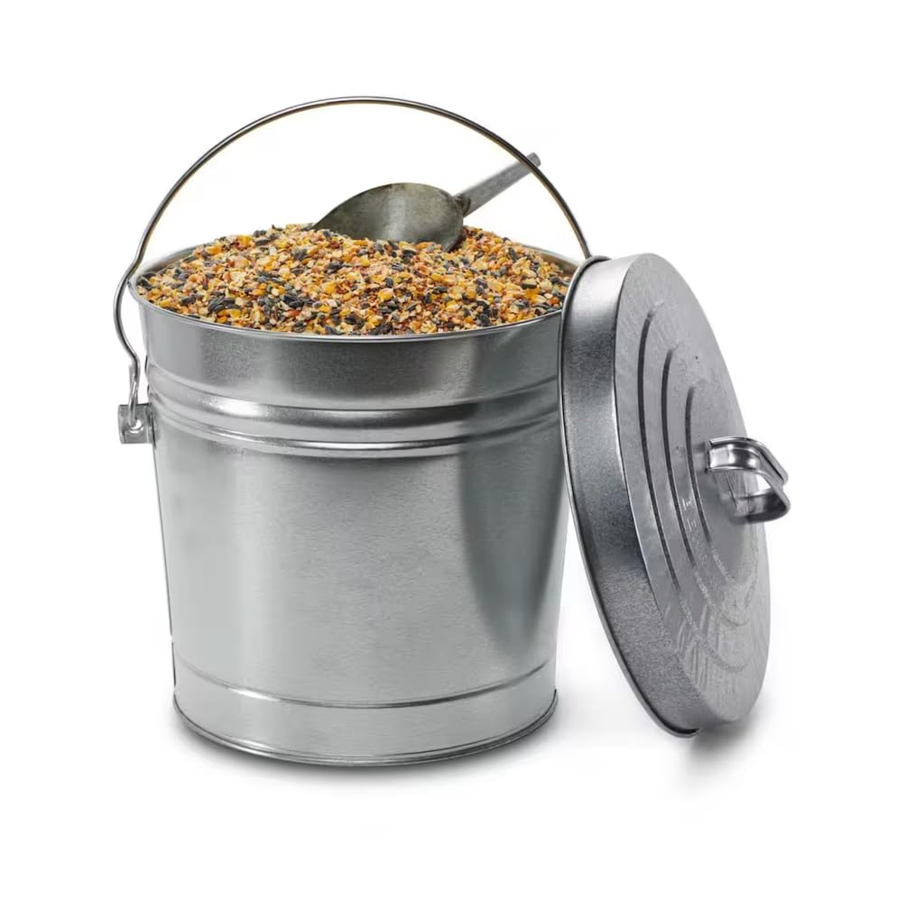 6 Gallon Galvanized Steel Round Trash Can P992