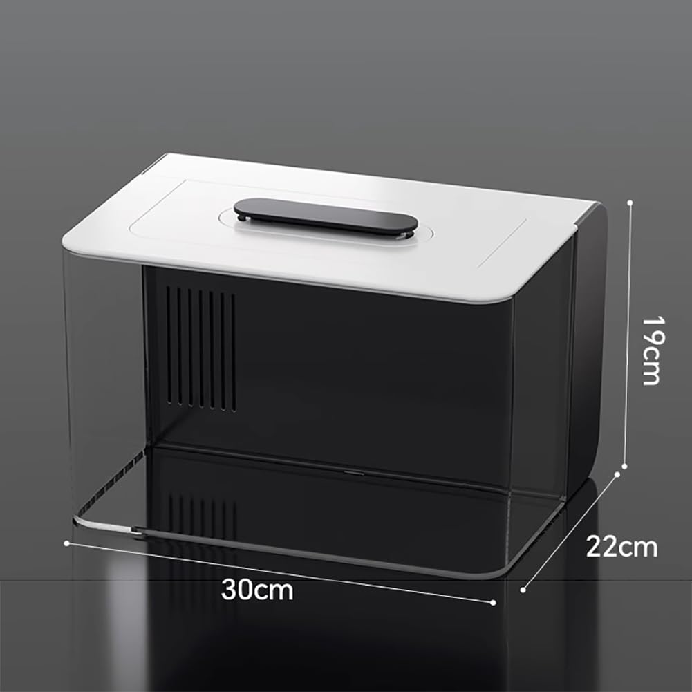 3 Gallon Transparent Self-Cleaning Acrylic Aquarium X16938
