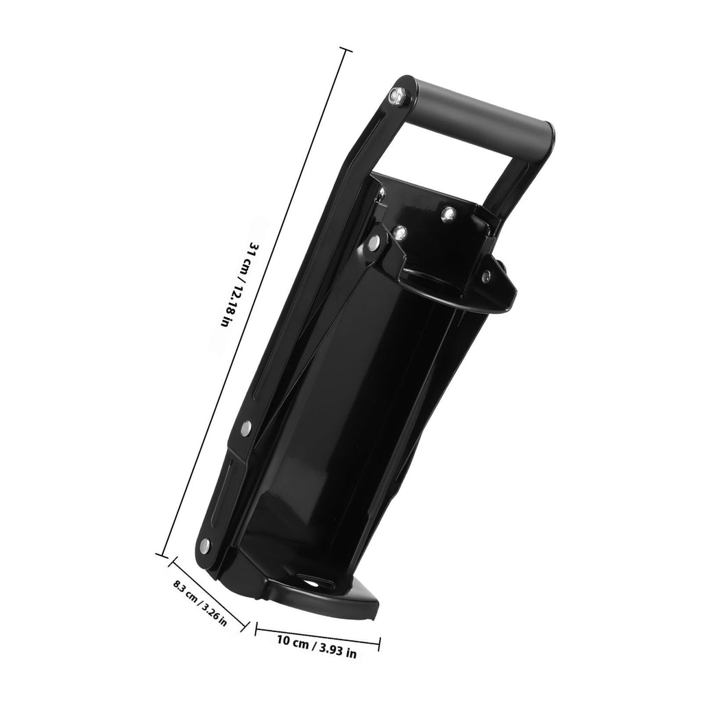 Wall Mounted Stainless Steel Can Crusher with Bottle Opener L463743