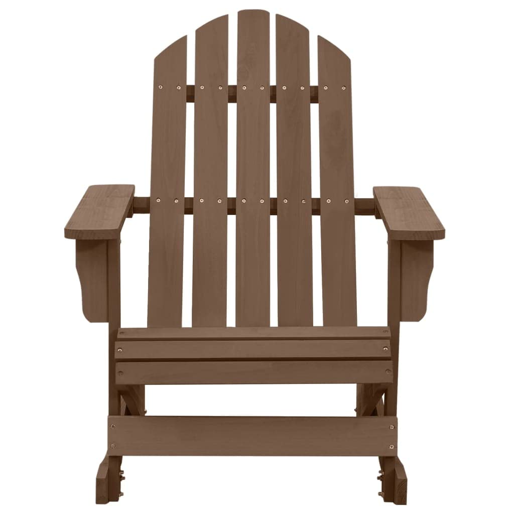 Weathered Brown Solid Pine Hardwood Rocking Chair R5198
