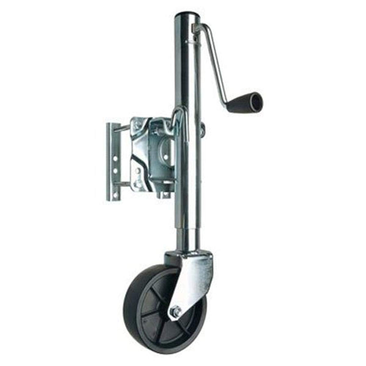 Round Trailer Jack, 1,000 lbs. Lift Capacity, 10 Inch Travel M245