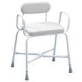 Perching Stool with Padded Seat & Back V673396