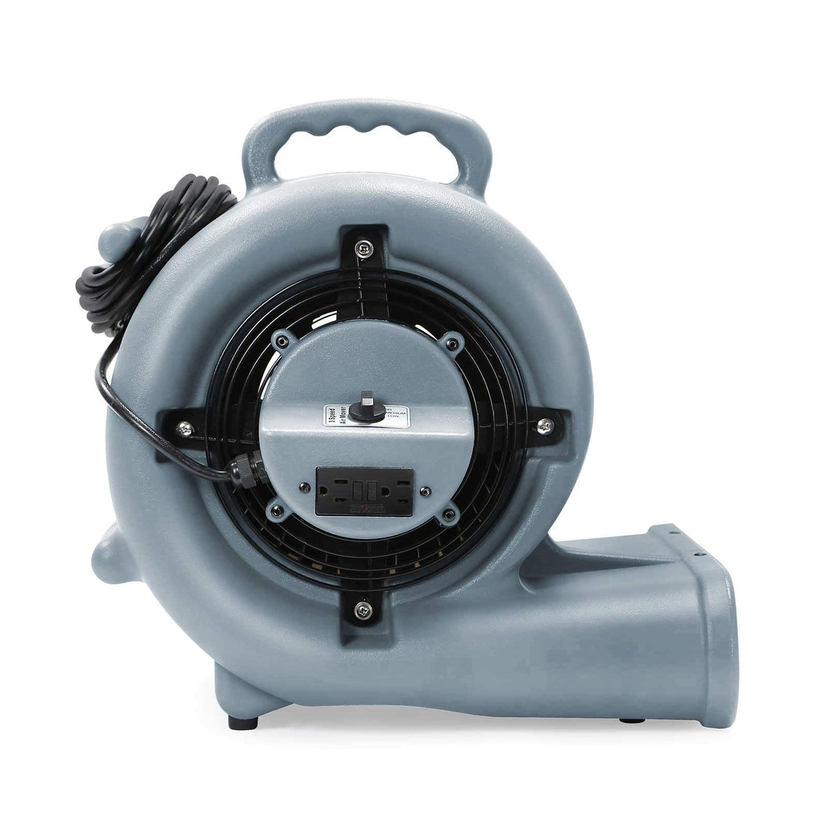 3 Speed 1/3 HP Industrial Floor Fan with 2 GFCI Outlets U94488
