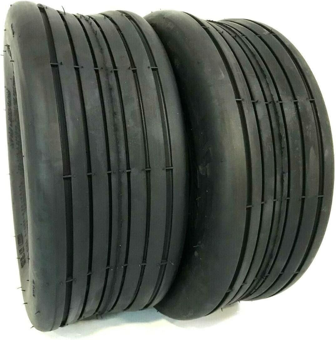 Lawn Mower Tractor Rib Tires, 15x6.00-6, Two-Pack P3819