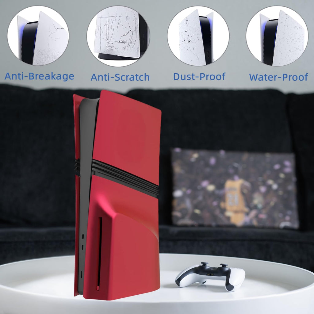 Red PS5 Pro Console Cover Plates Q256241