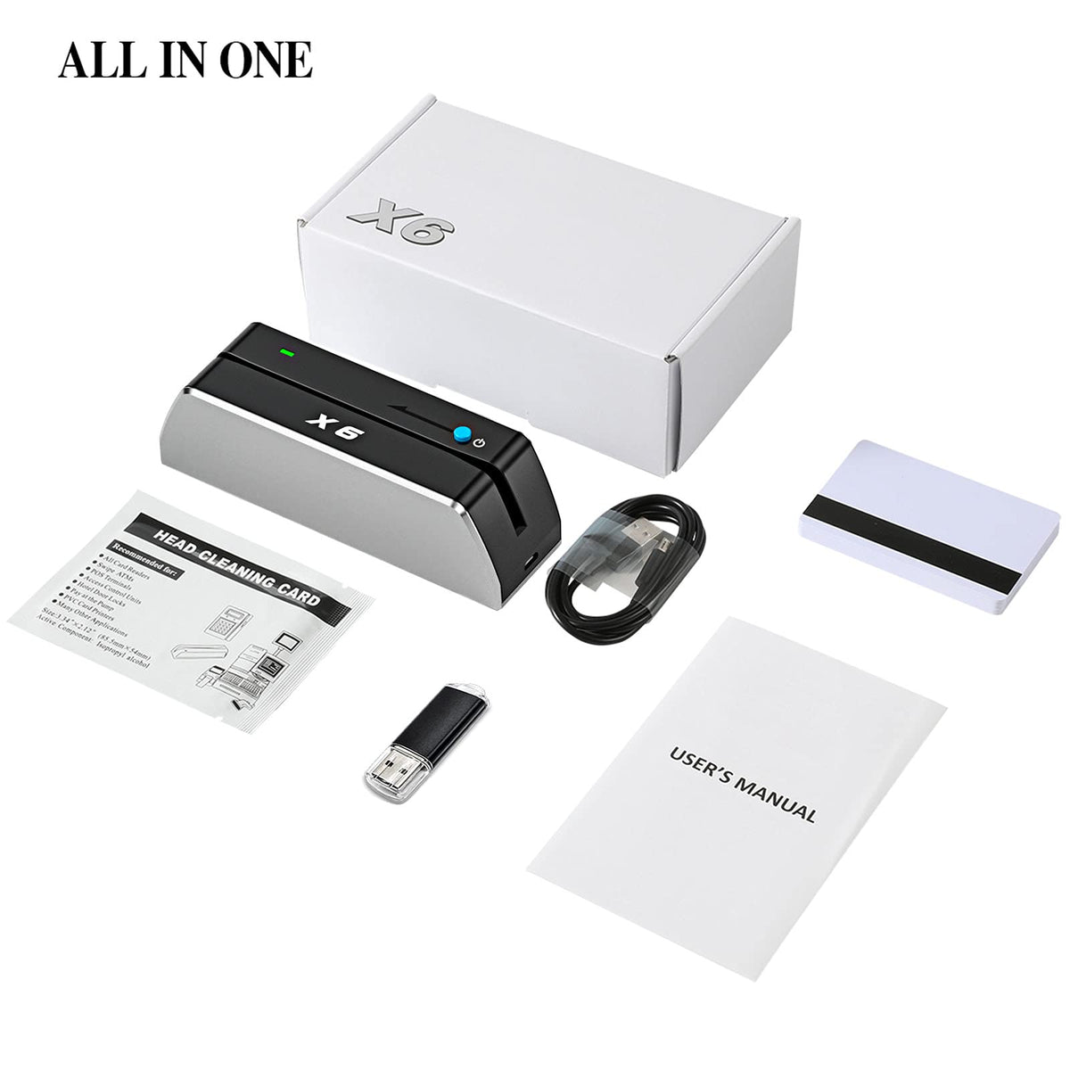 USB 3 Tracks Card Reader Writer J261