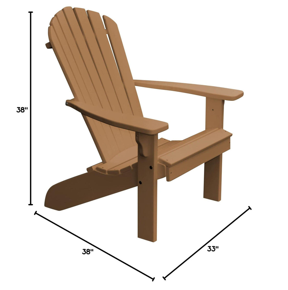Cedar Poly Adirondack Chair G8340
