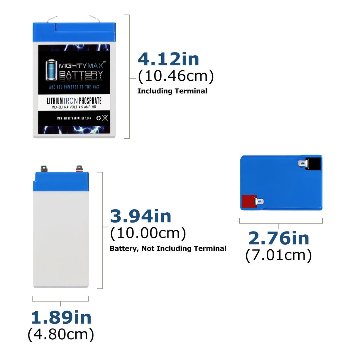6V 4.5AH Lithium Replacement Battery S12155