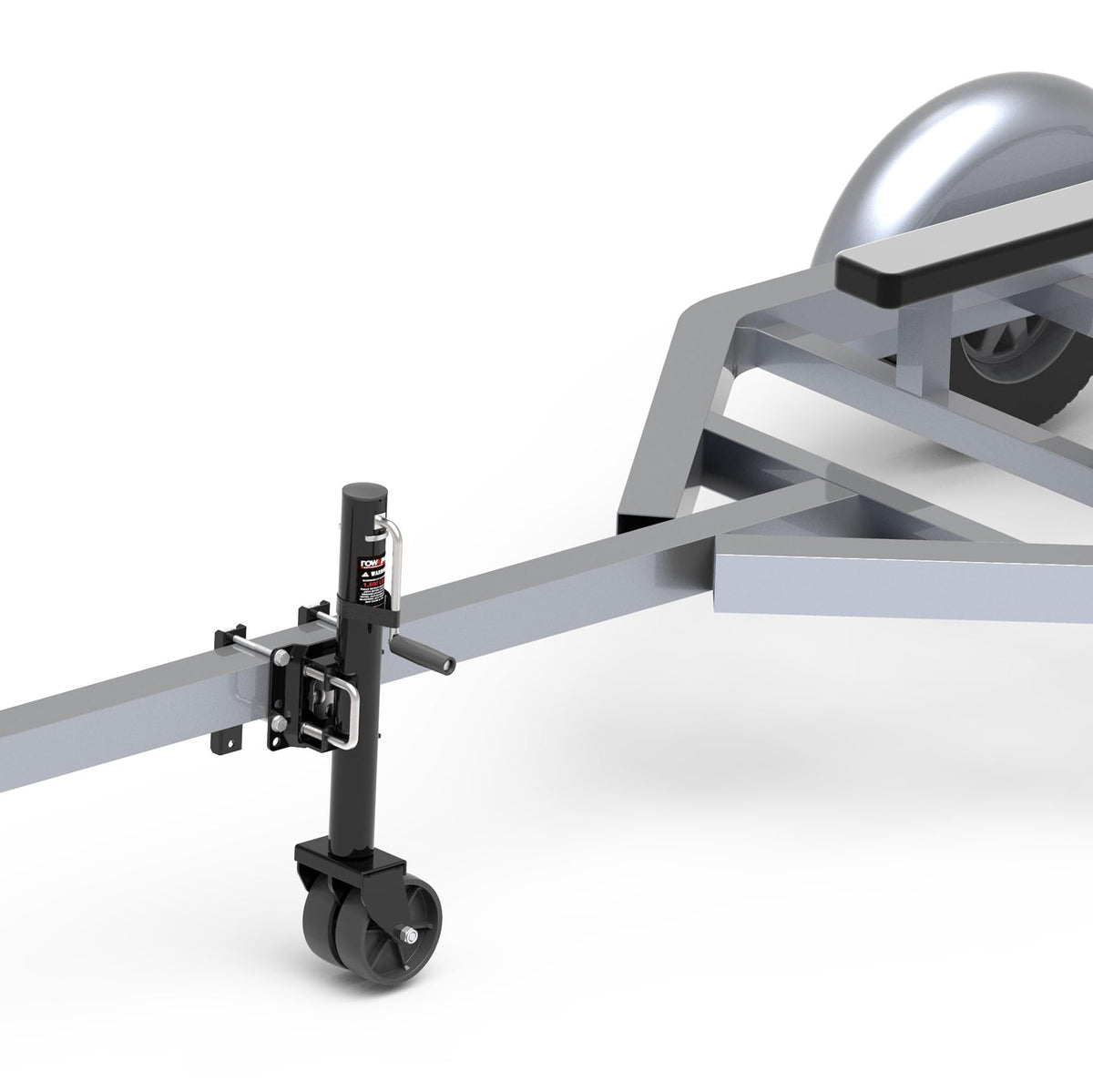 6" Dual-Wheel Trailer Jack, 1500lbs, 13" Lift P511