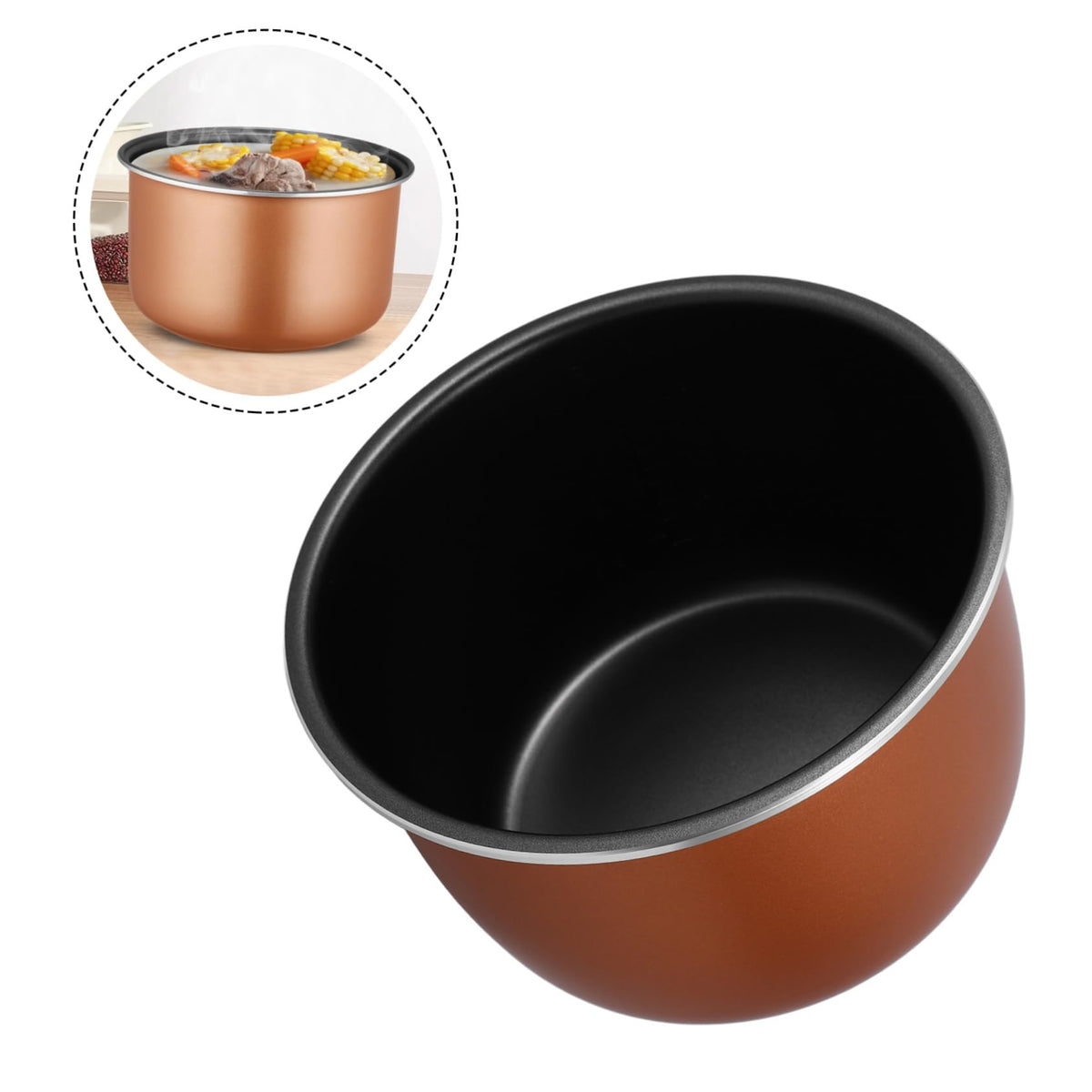 4L 2L Non-stick Aluminum Alloy Rice Cooker Inner Pot X270