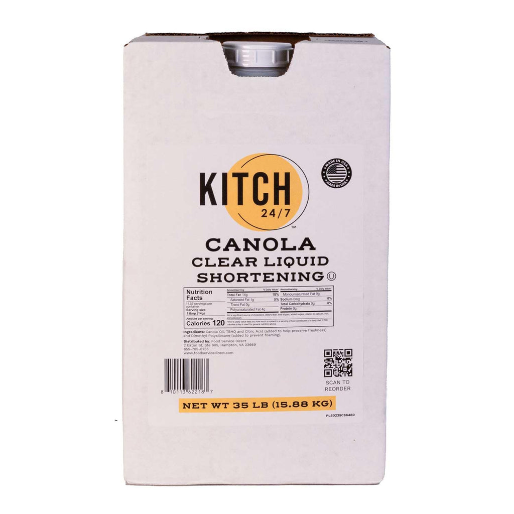 Canola Clear Liquid Shortening 35 lb Bulk Z42264