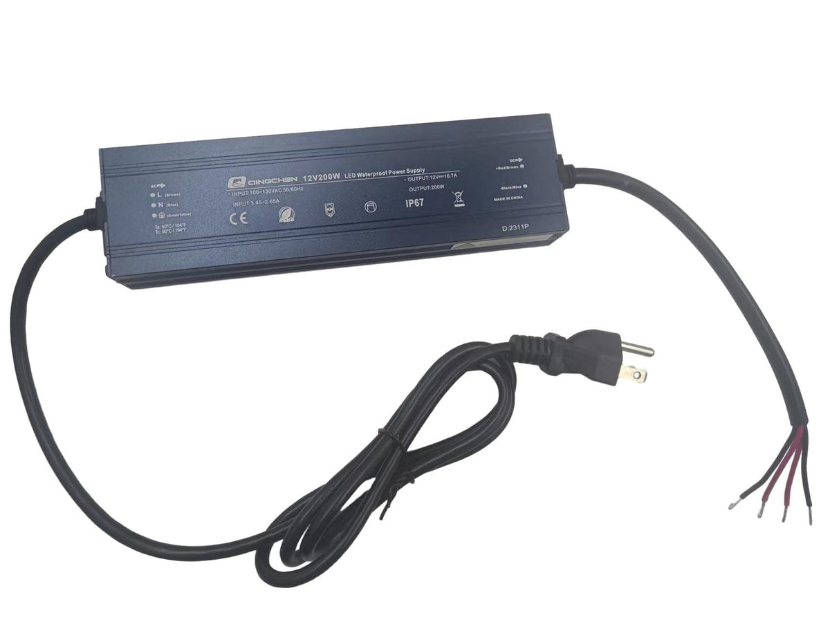 200W Waterproof IP67 12V DC Power Supply L715