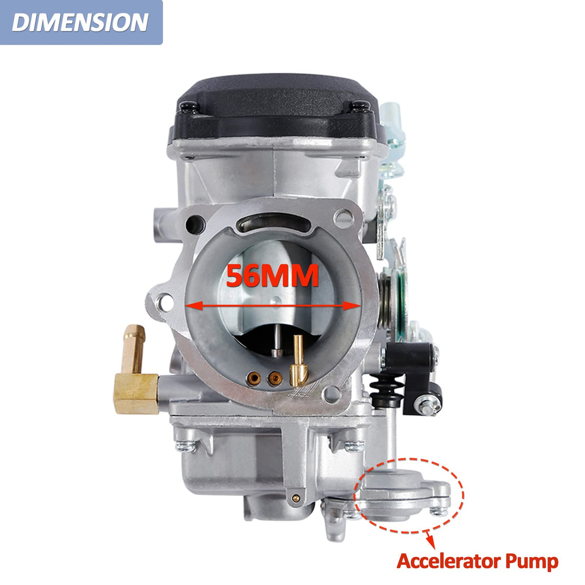 CV40 Carburetor with Fuel Filter Spark Plug Jets A52126