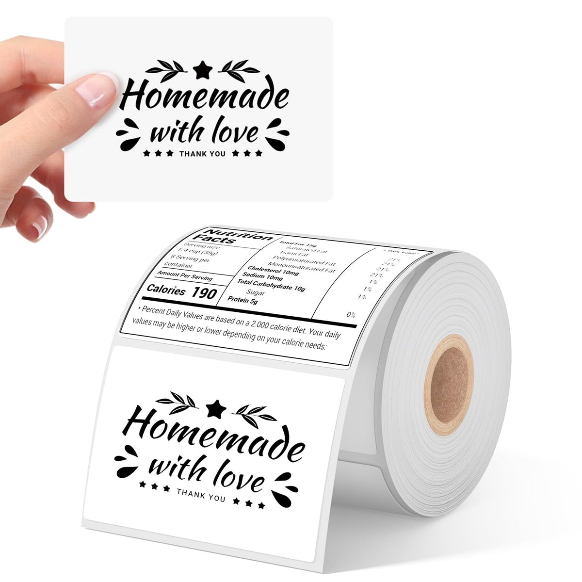 4x3 Thermal Labels 500PCS Water/Oilproof Q92706