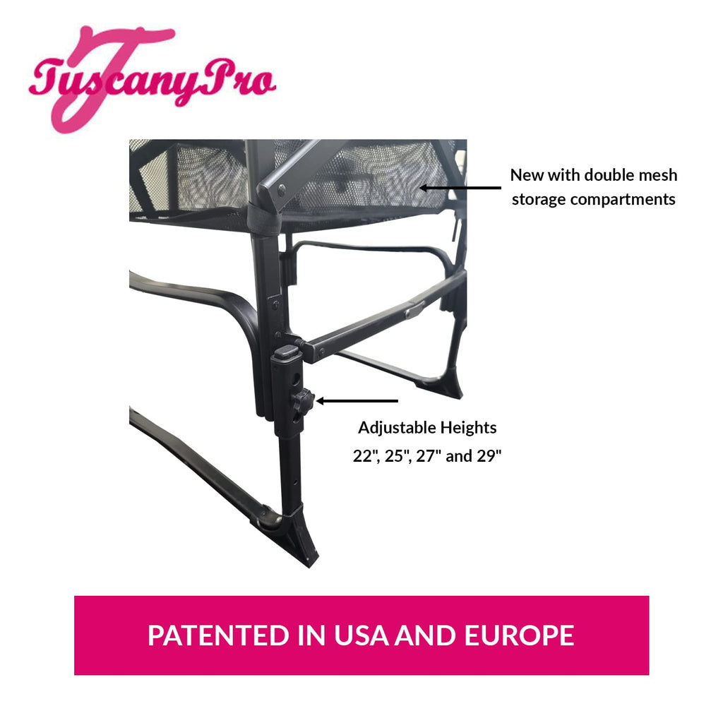 Heavy Duty Director Chair with Adjustable Seat Height Y630753