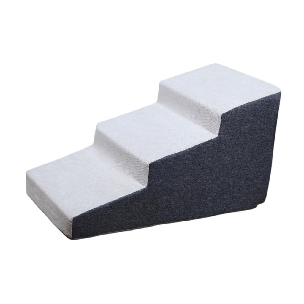 3 Step Dog Stairs Non-Slip Dark Gray H79873