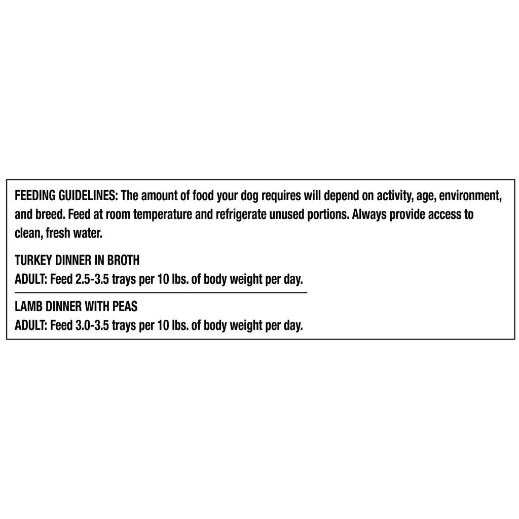 Grain-Free Wet Dog Food Variety Pack, 24 Count, 3.5 oz Trays N5863