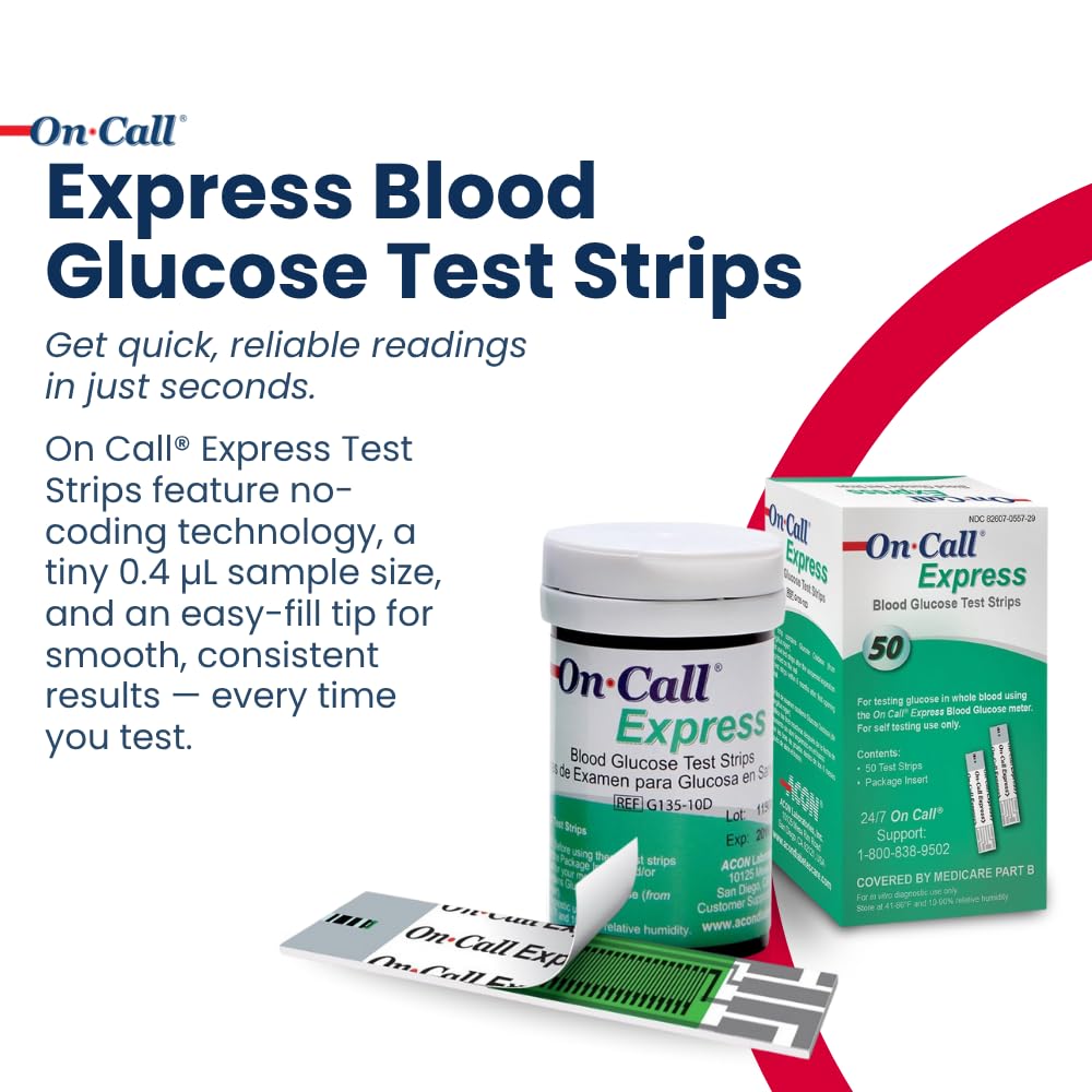 Blood Glucose Test Strips 50 Count G67088