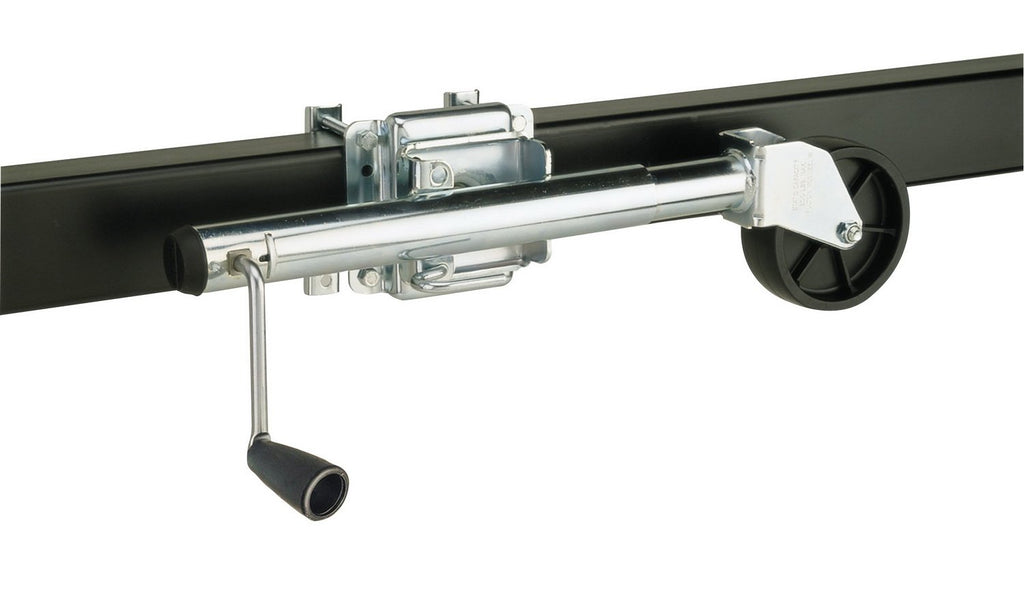 Round Trailer Jack, 1,000 lbs. Lift Capacity, 10 Inch Travel M245
