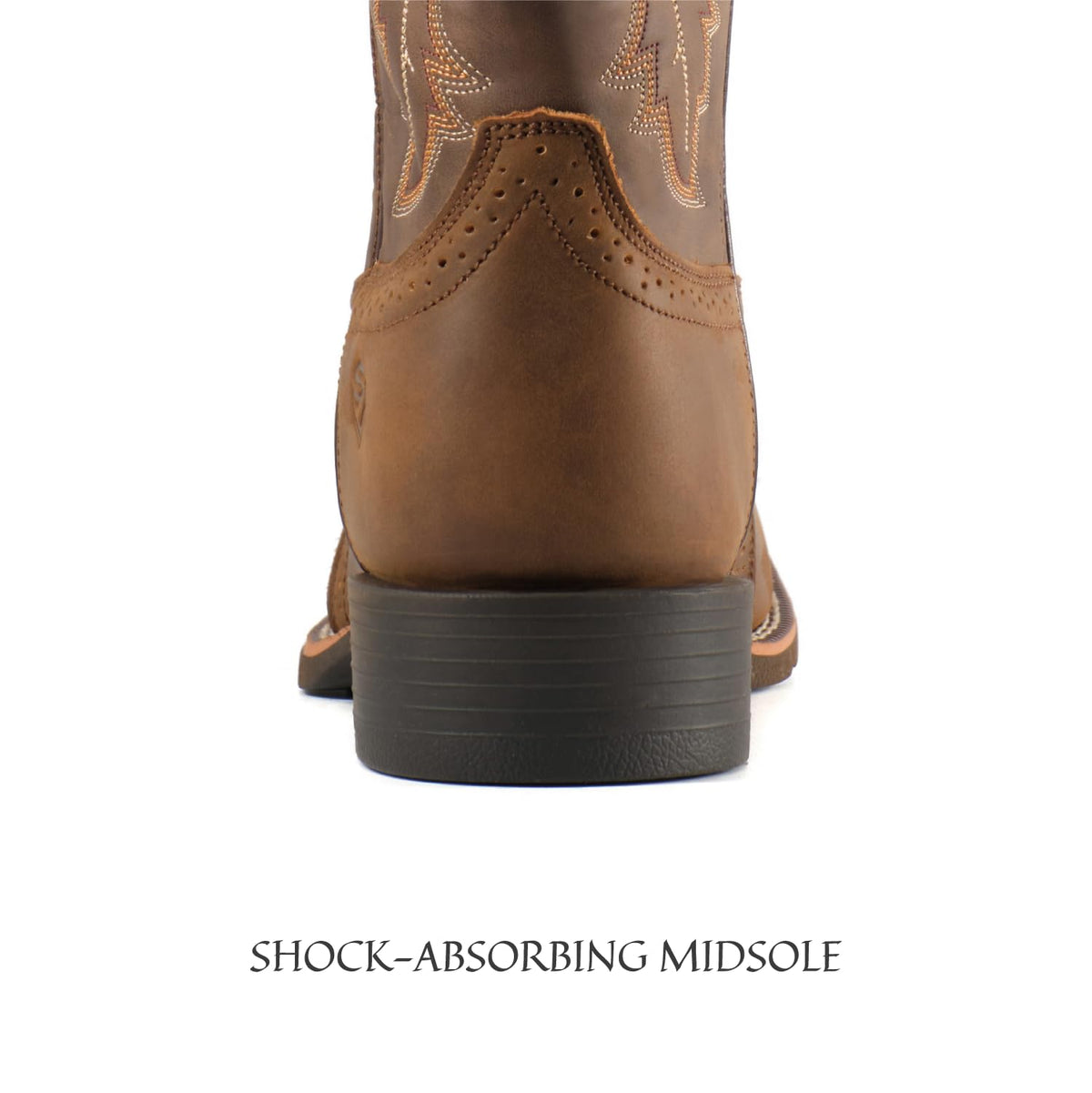 Western Cowboy Boots Square Toe with Embroidery L804