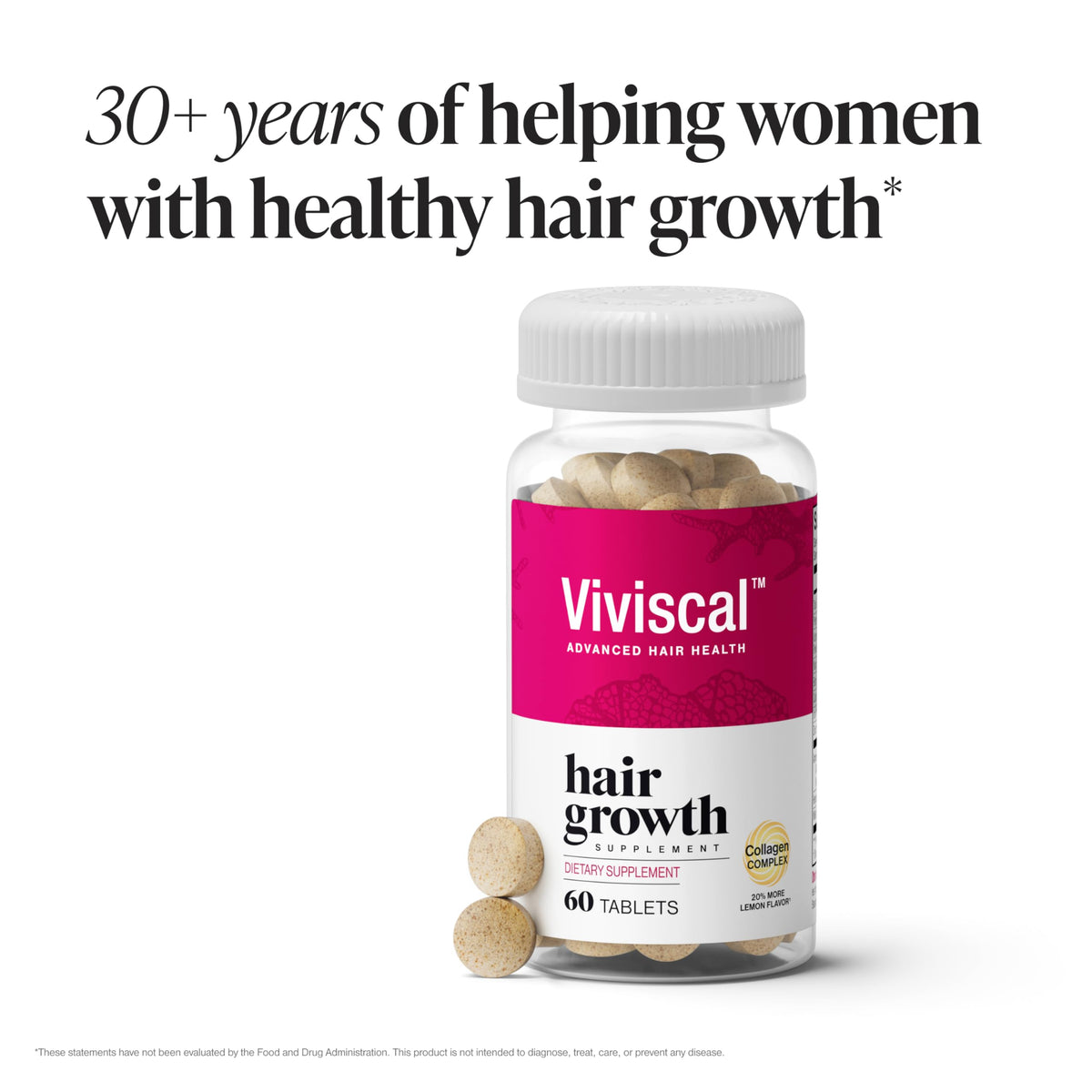 Hair Growth Supplements for Women, 60 Tablets C7900