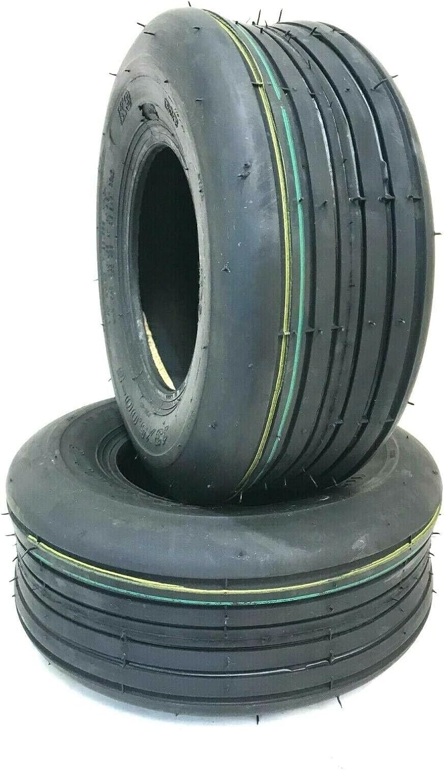 Lawn Mower Tractor Rib Tires, 15x6.00-6, Two-Pack P3819