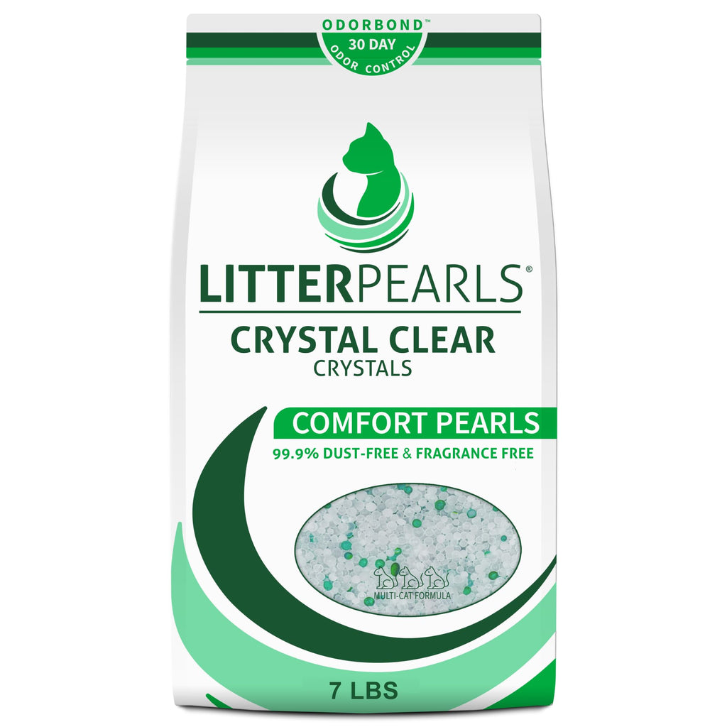 Unscented Non-Clumping Crystal Cat Litter, 7 lb Z2349