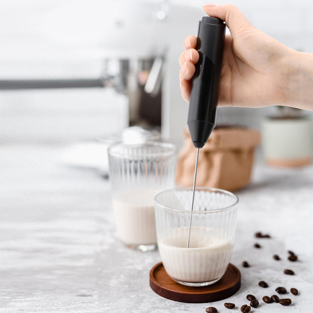 Handheld Milk Frother with Stainless Steel Whisk M472