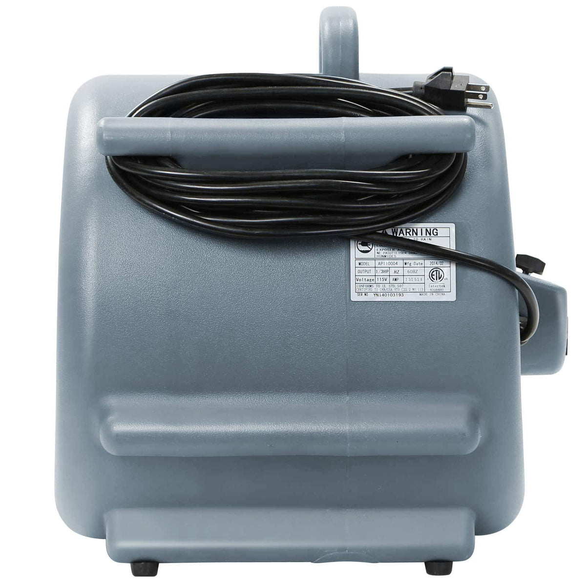 3 Speed 1/3 HP Industrial Floor Fan with 2 GFCI Outlets U94488