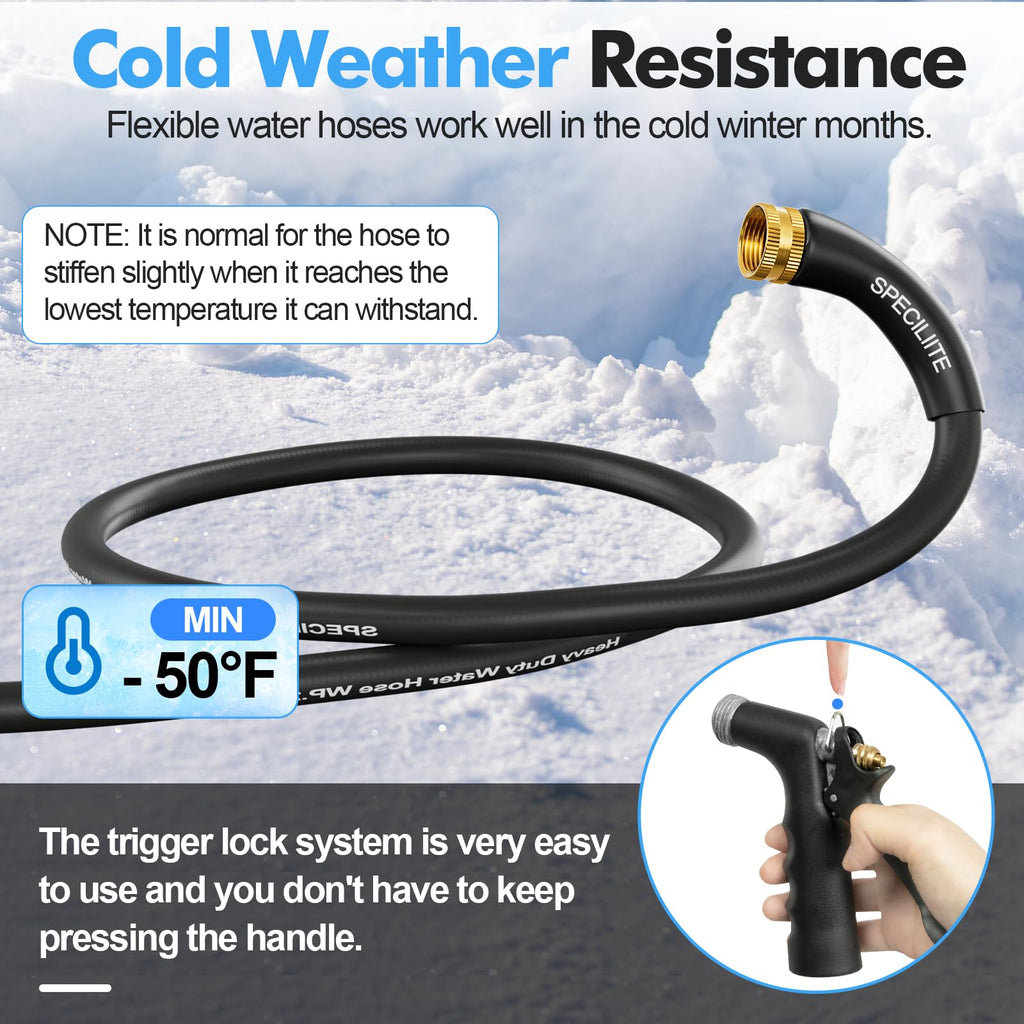 3/4" Hot/Cold Garden Water Hose 100 ft W6818