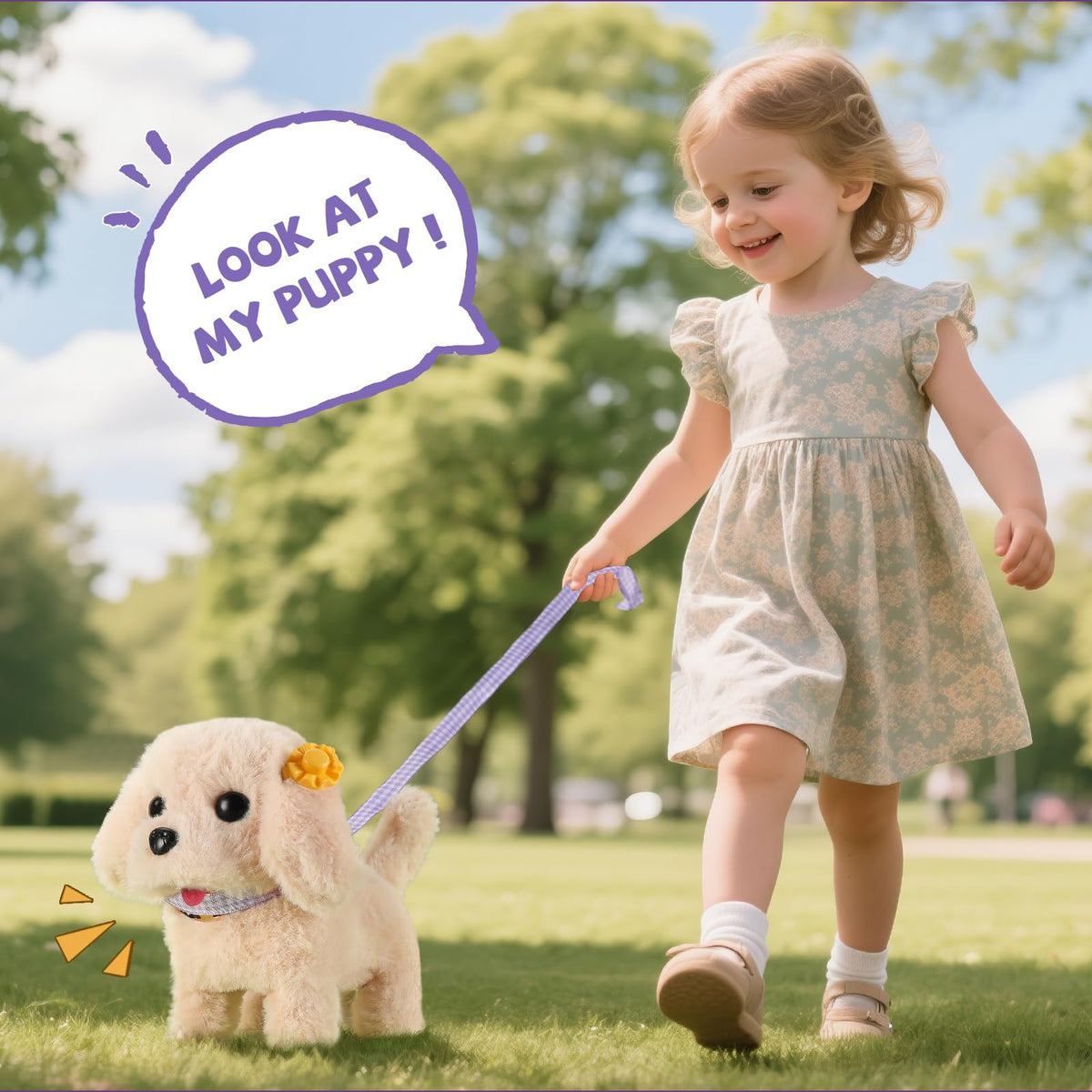 16 Pcs Robot Dog Toys for Girls W472
