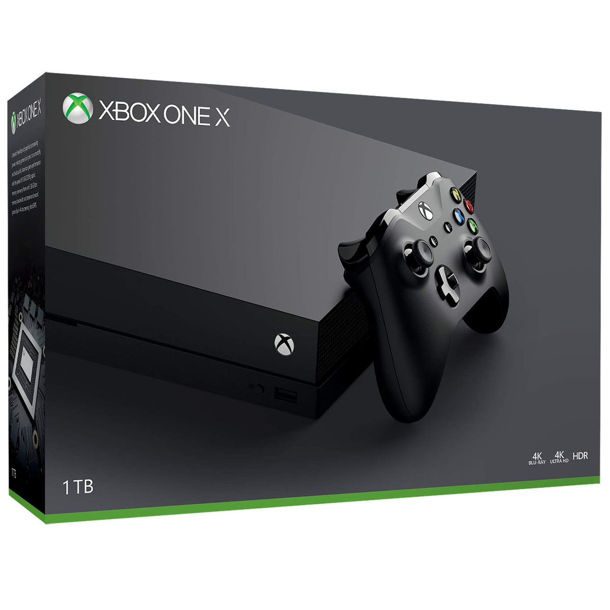 Xbox One X 1TB Gaming Console with Wireless Controller Black R39786