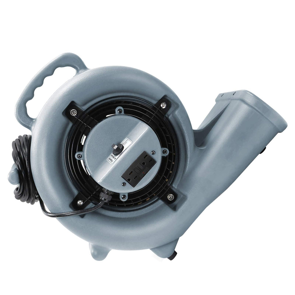 3 Speed 1/3 HP Industrial Floor Fan with 2 GFCI Outlets U94488