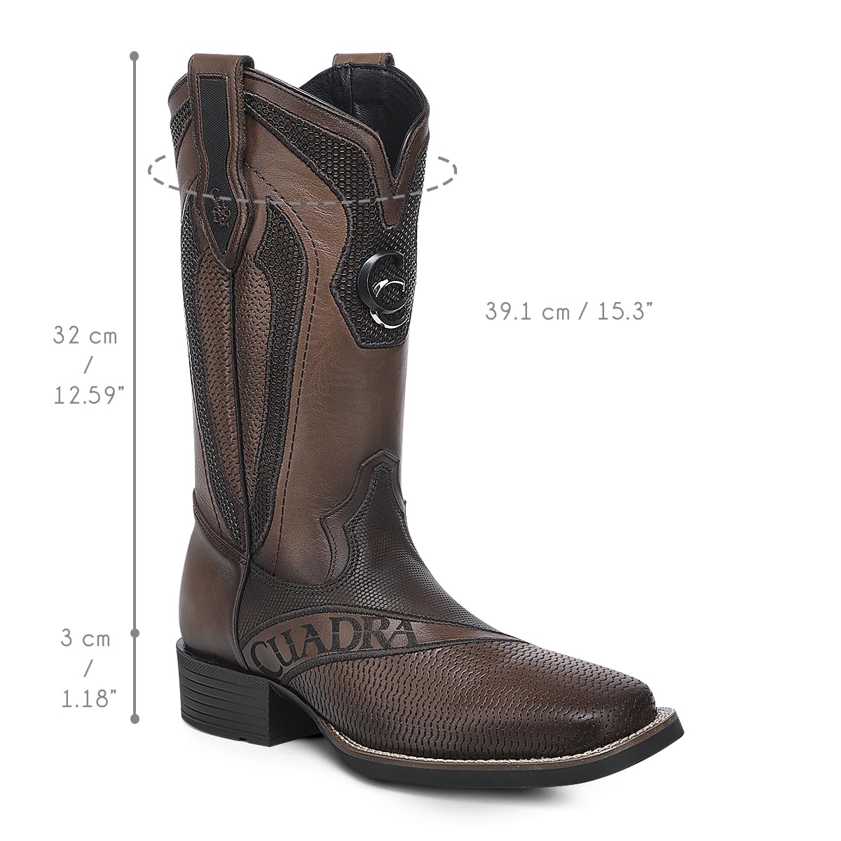 Honey Brown Bovine Leather Boot G96114