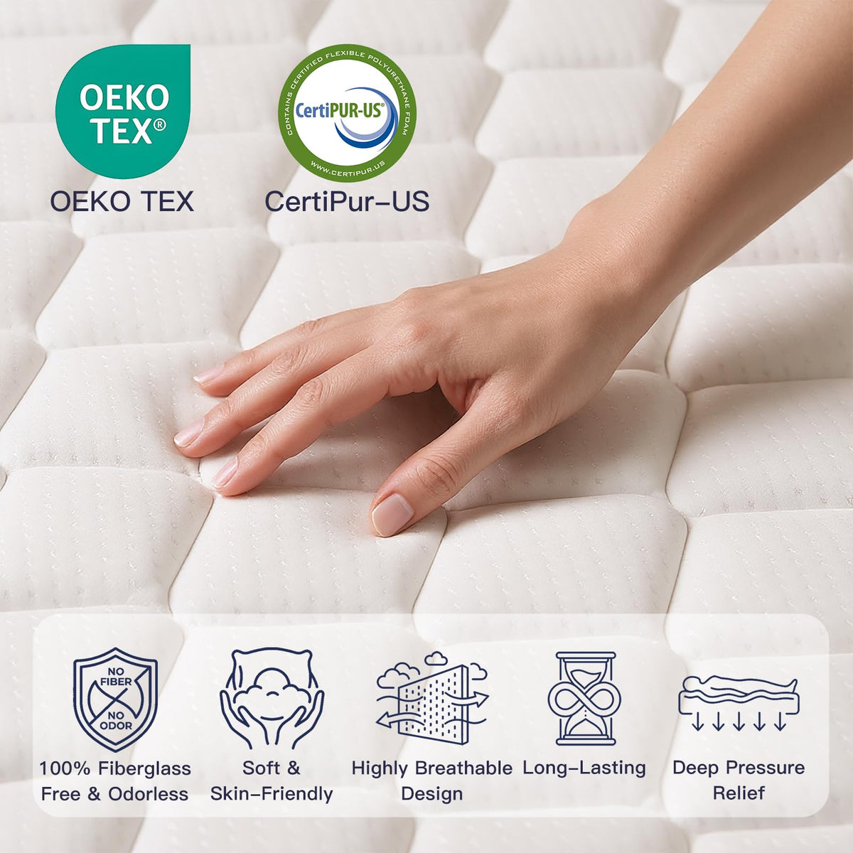6 Inch Twin Mattress with Bonnell Spring I681