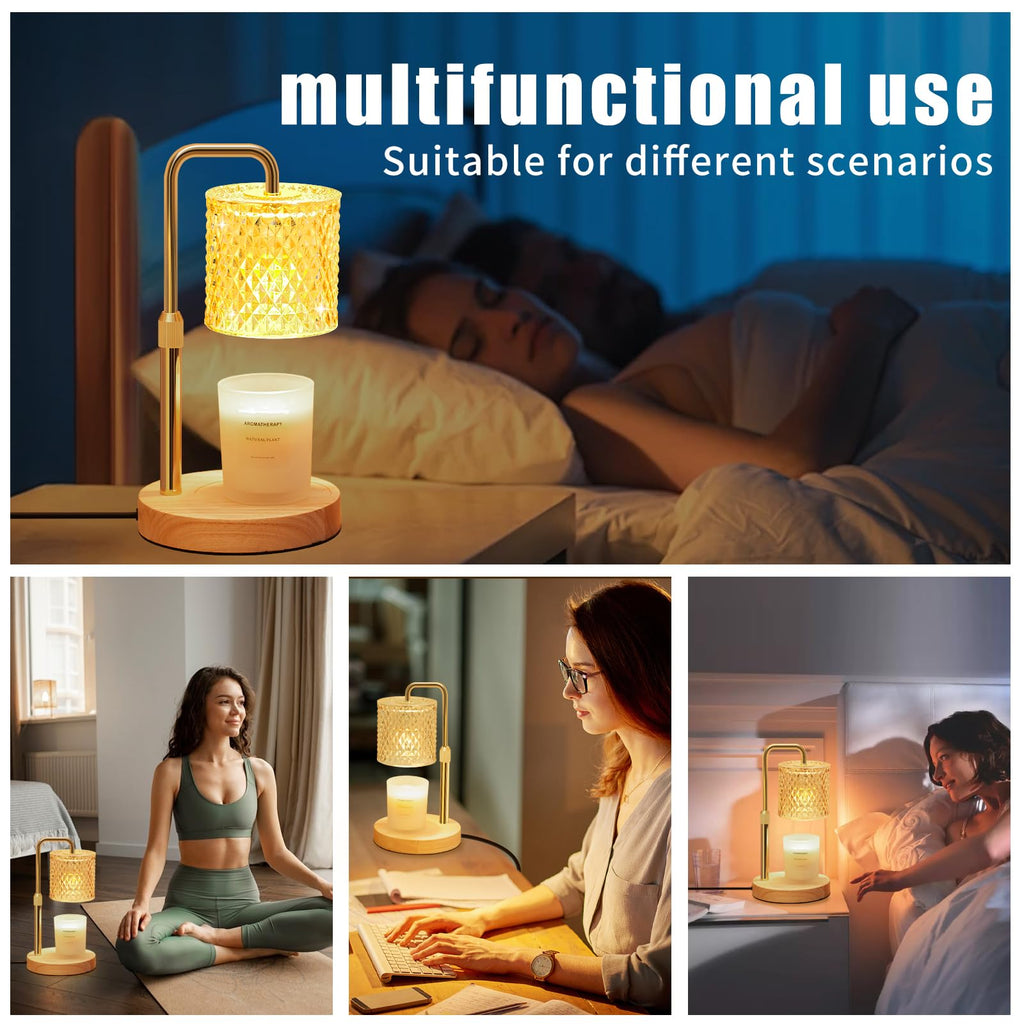 Dimmable Candle Warmer Lamp with Timer E639142