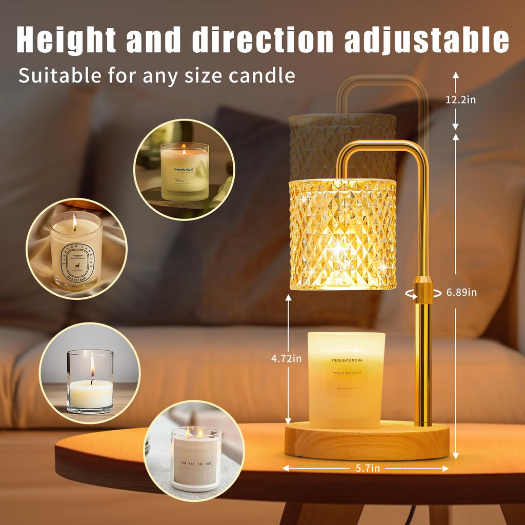 Dimmable Candle Warmer Lamp with Timer E639142