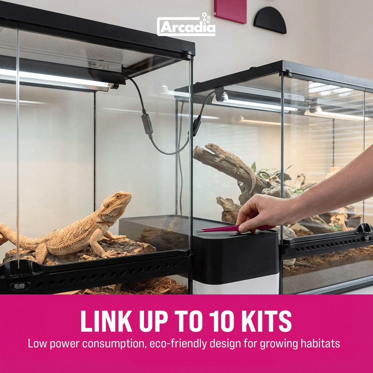 24" 24 Watts 14% UVB Reptile Light Fixture Kit Q193501