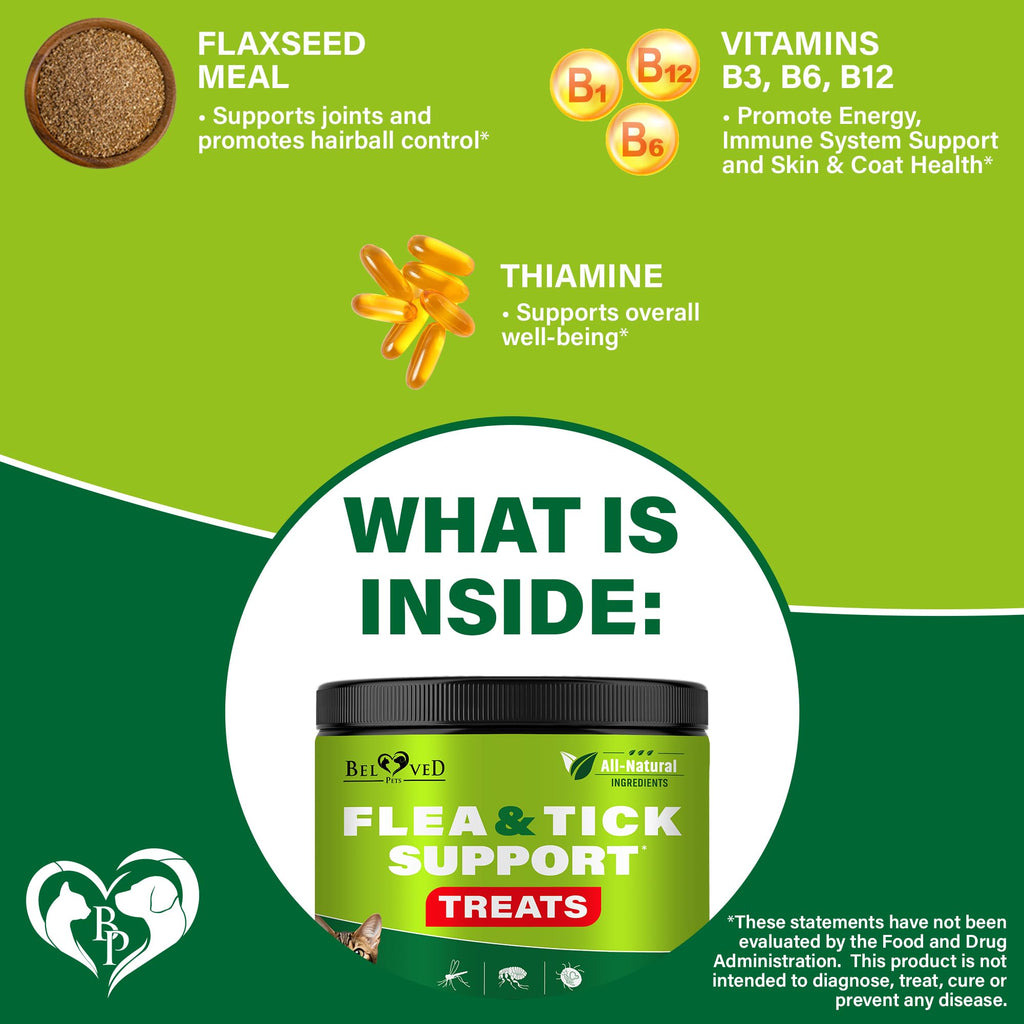 Chewable Flea and Tick Prevention Pills for Dogs and Cats V1849