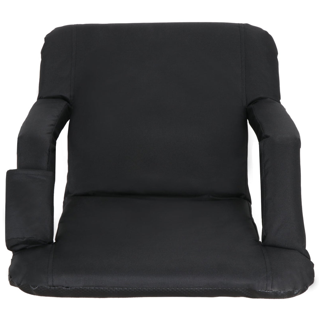 21" 25" Wide Padded Stadium Seat Chair with Back Support and Arms R19233