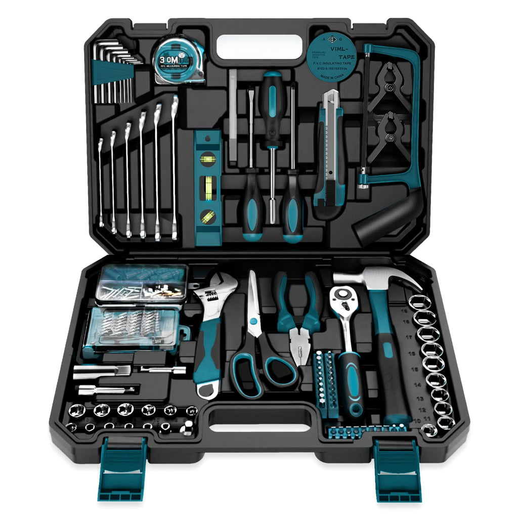 257 Pcs Portable Hand Tool Kit Set with Case V71596