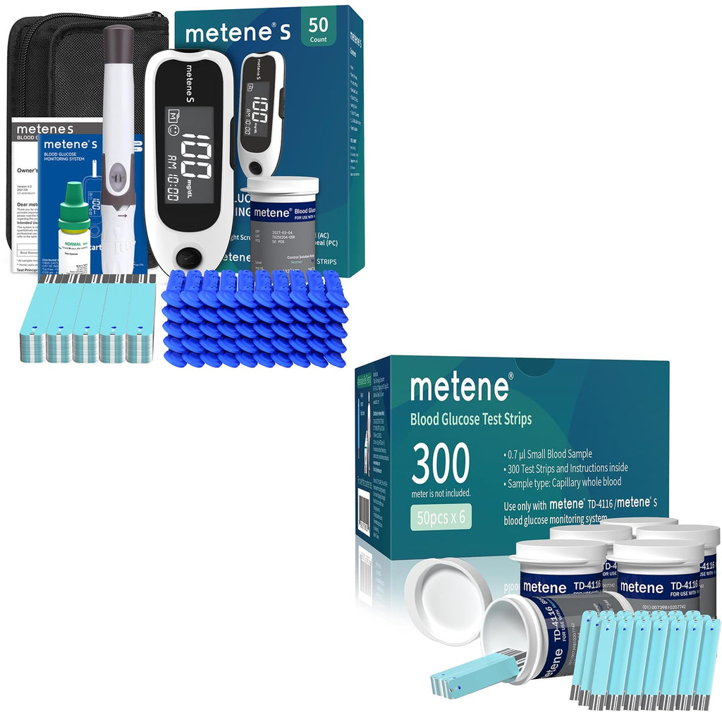 Blood Glucose Monitor Kit & Test Strips 300 Count U5542