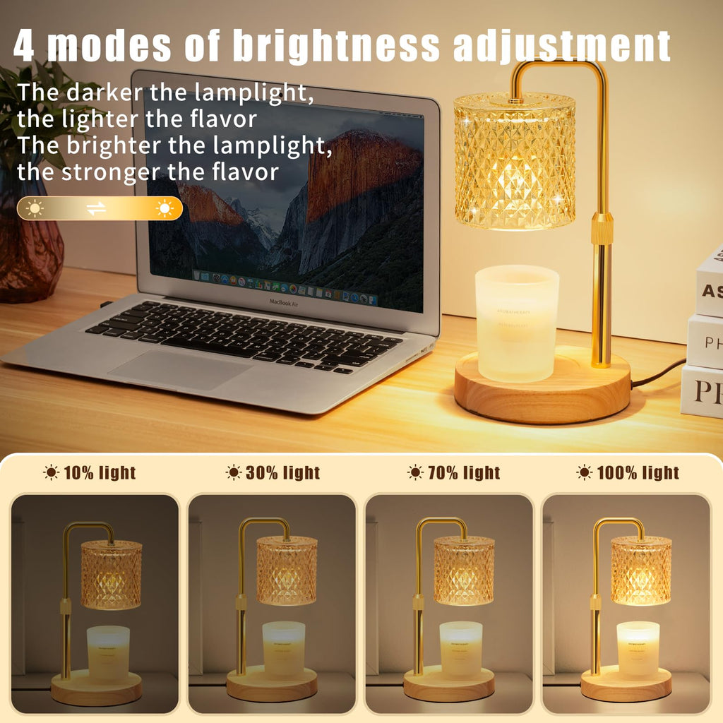 Dimmable Candle Warmer Lamp with Timer E639142
