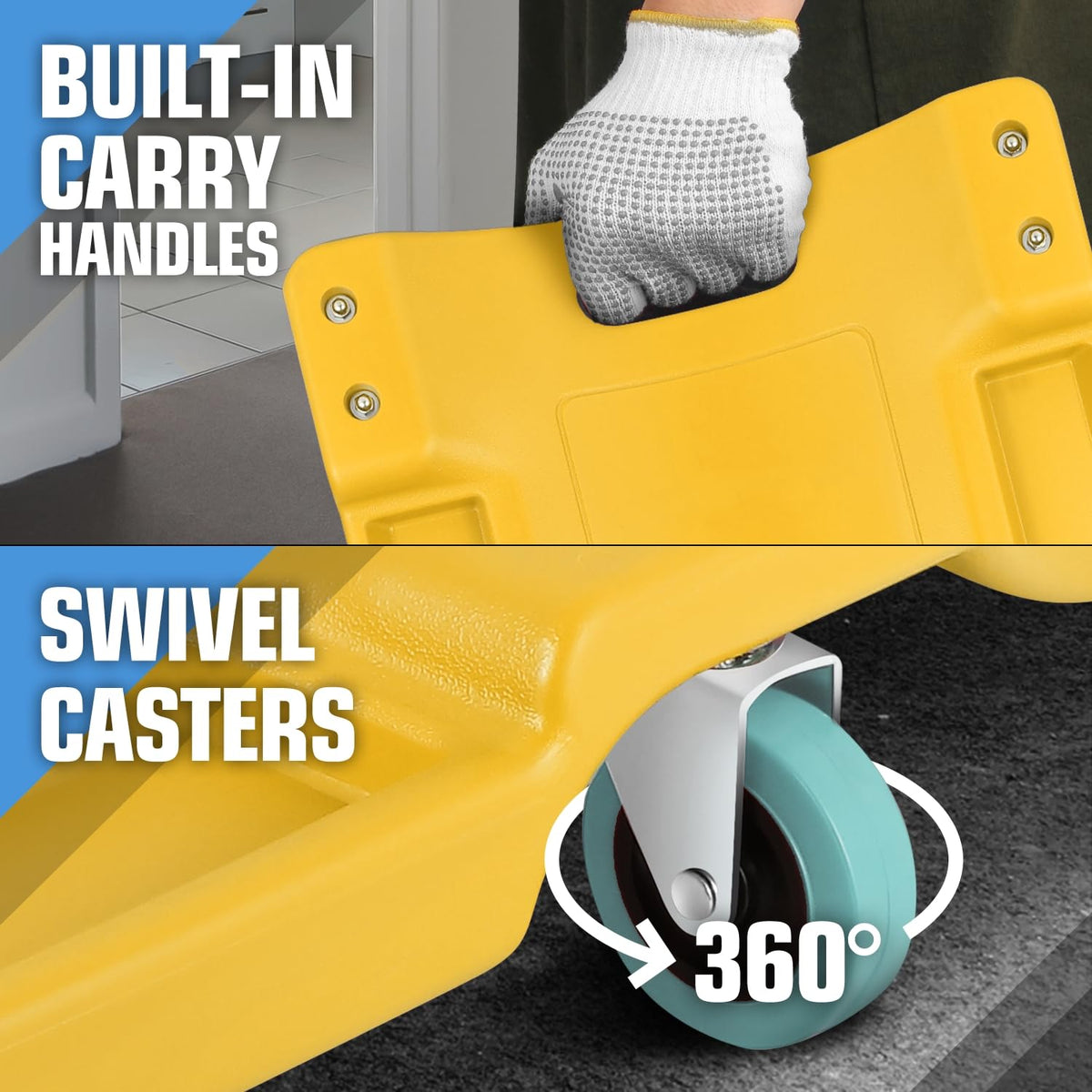 40 Inch Rolling Garage Creeper with Padded Headrest P757