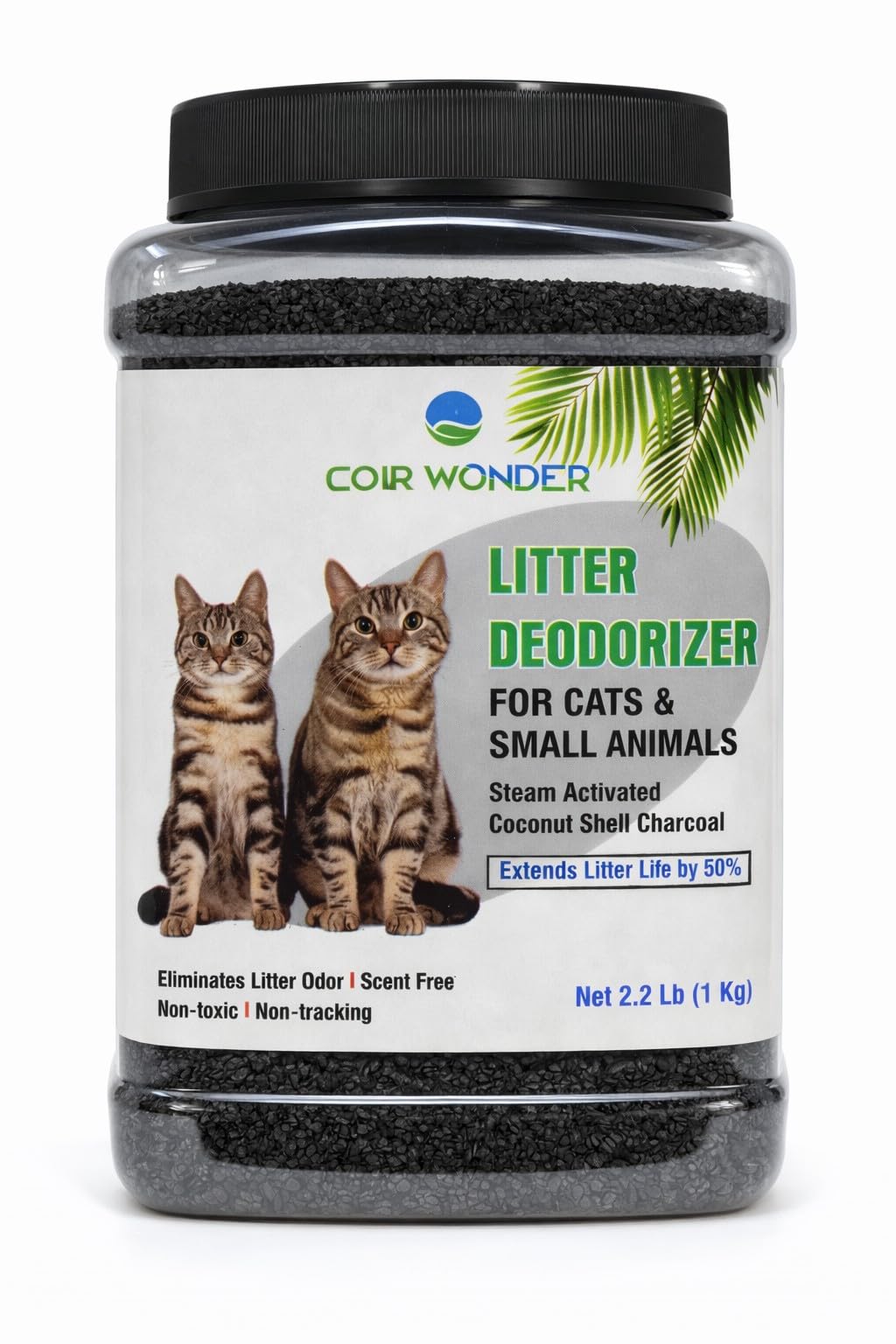 2.2 Lb Activated Charcoal Cat Litter Deodorizer J6895