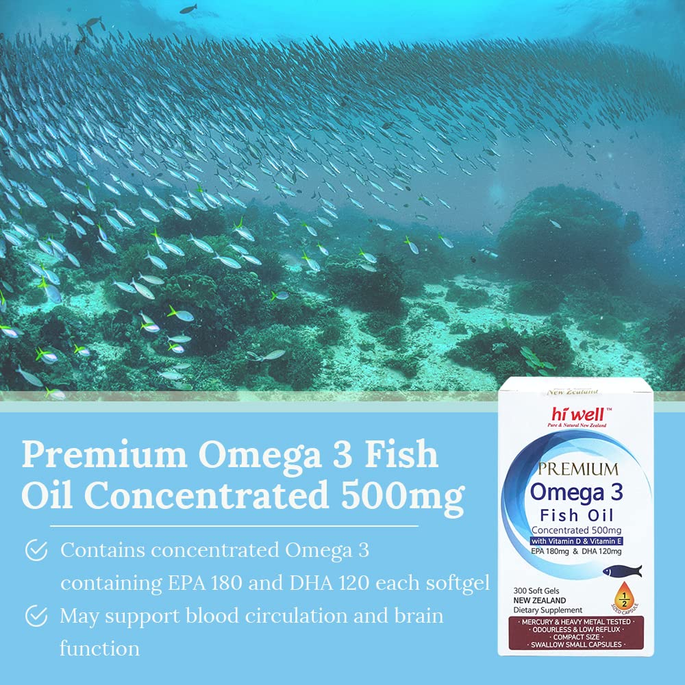 Omega 3 Fish Oil 500mg Softgels R70261