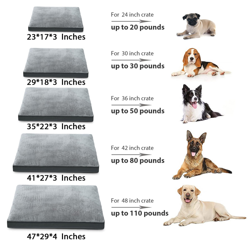 Large Plush Dog Bed with Washable Cover S213