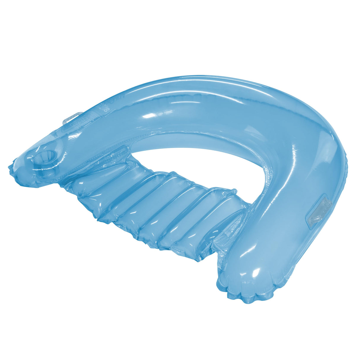 4ft Inflatable Lounge Pool Float with Backrest, Armrests & Cup Holder Q688