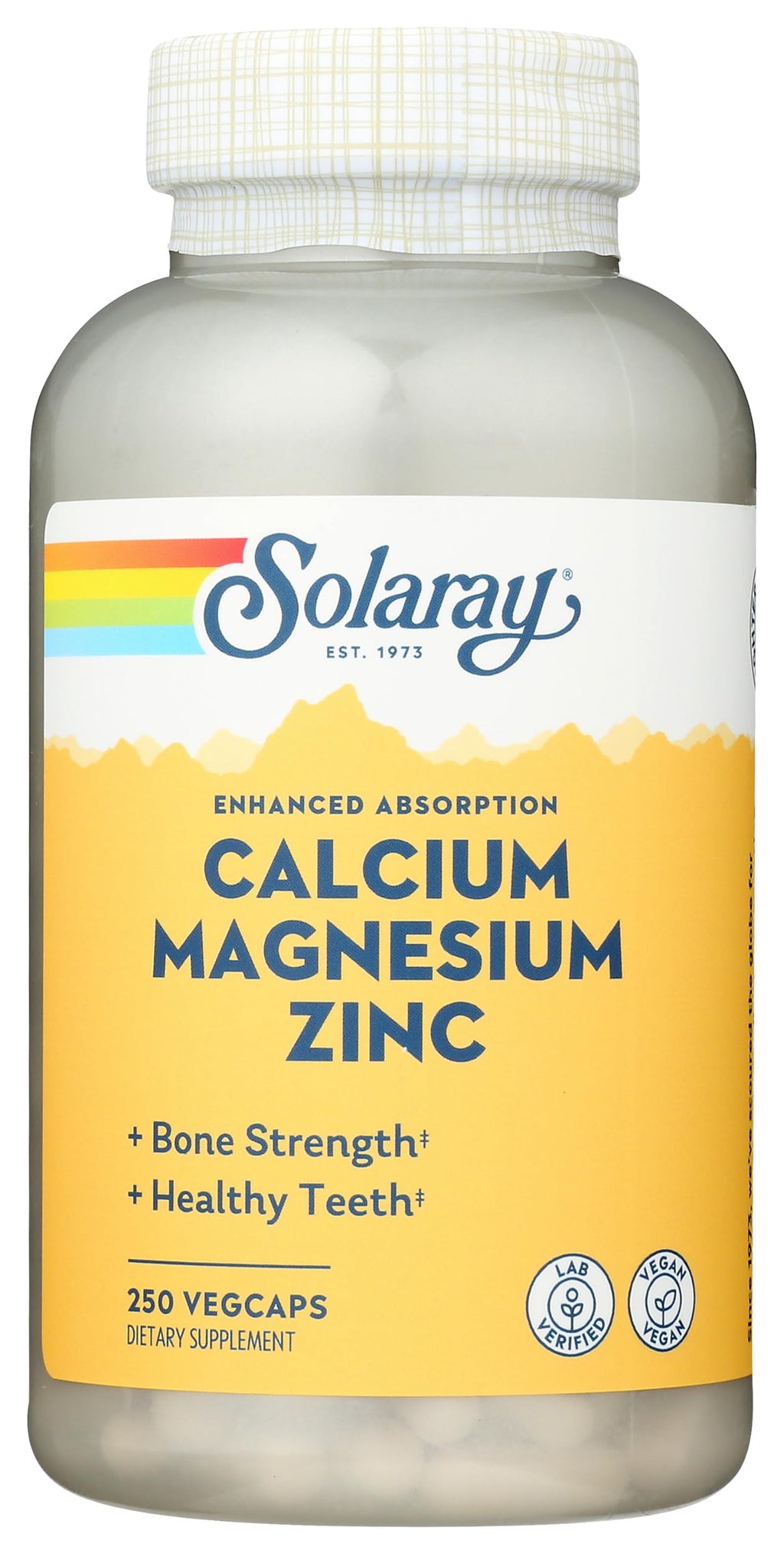 Calcium Magnesium Zinc Capsules 250 Count F898